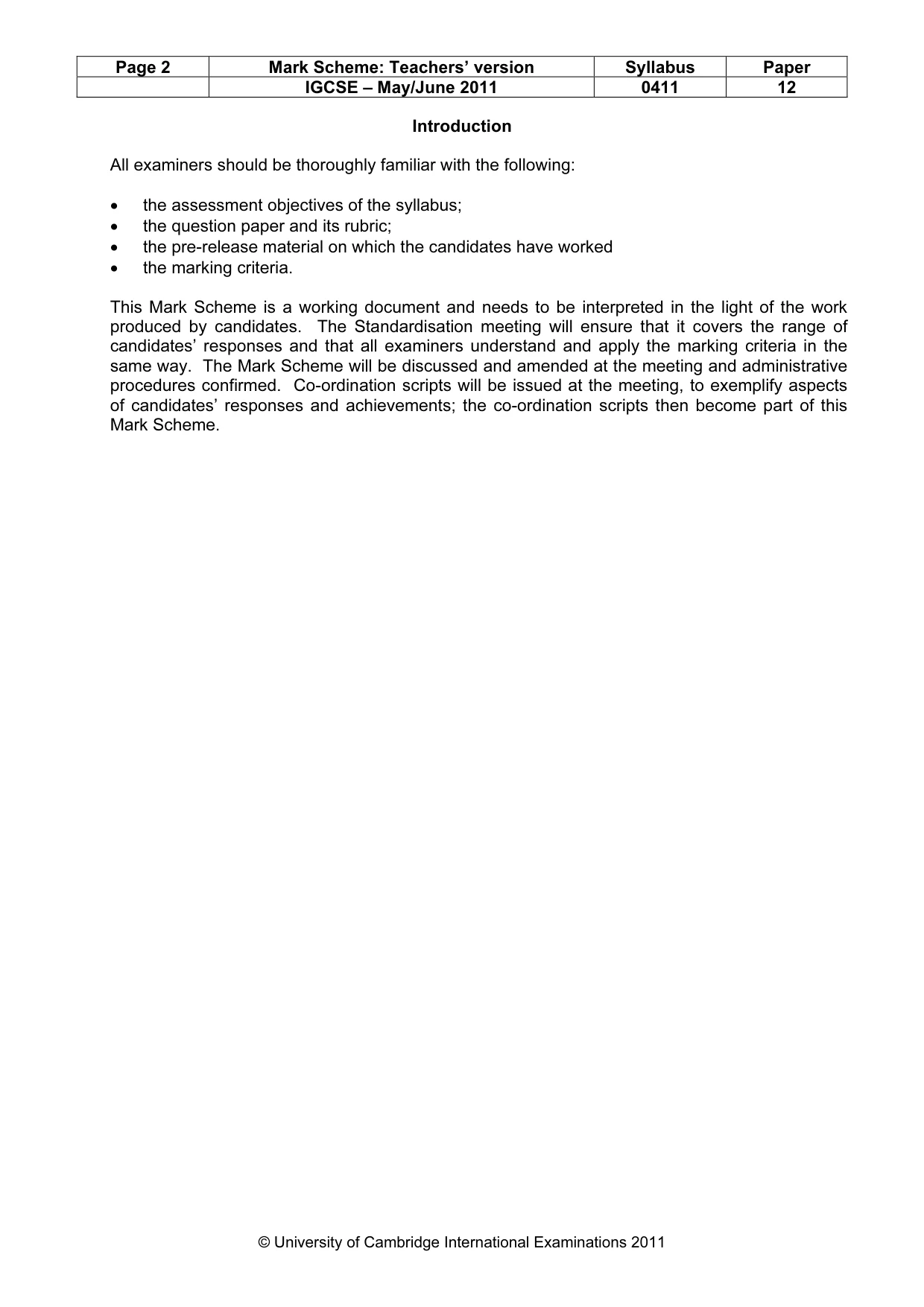 Mark scheme, page 2 of 16