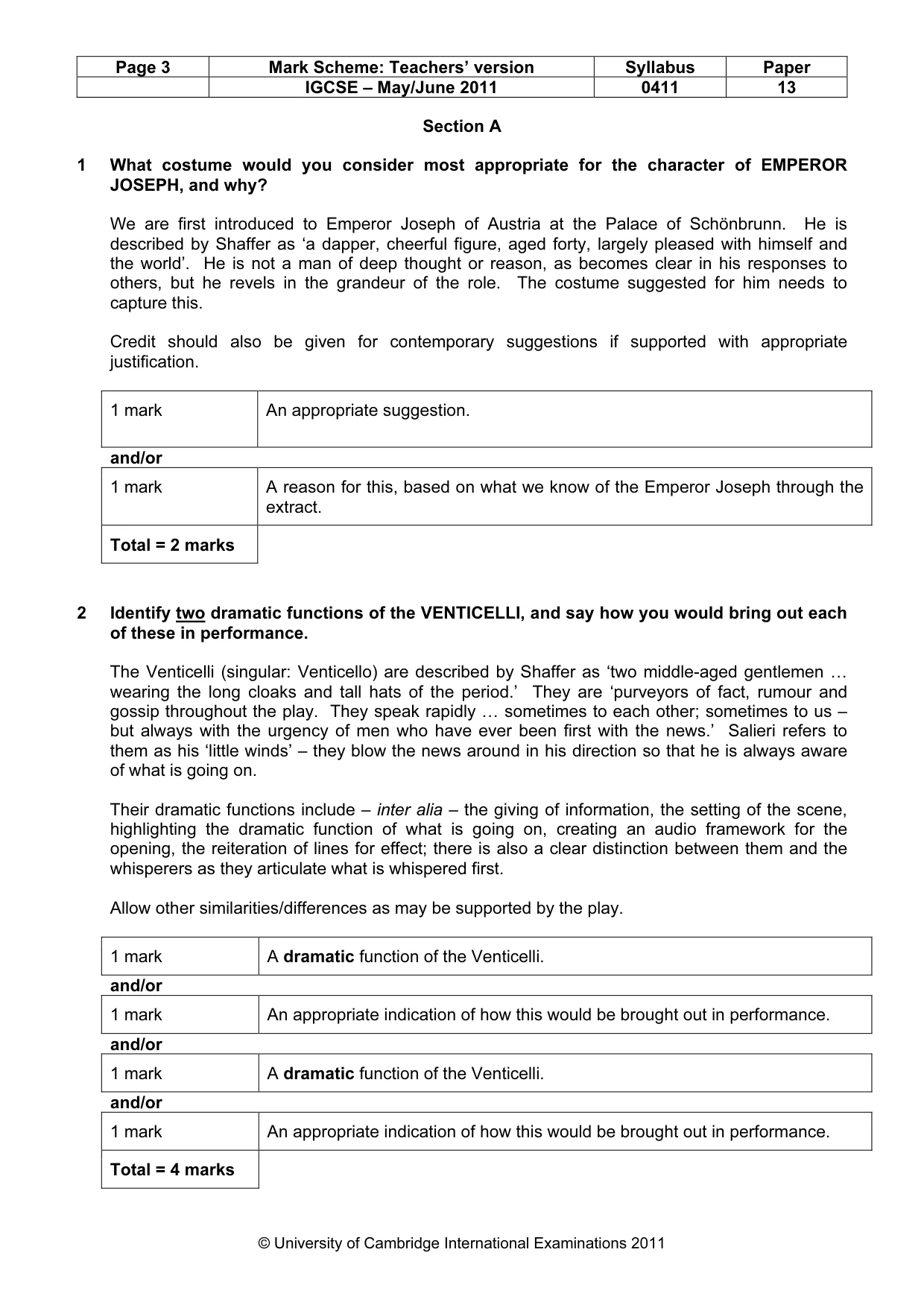 Mark scheme, page 3 of 15