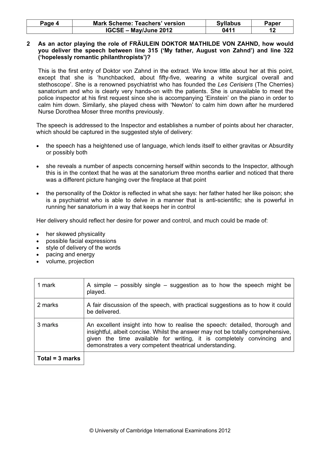 Mark scheme, page 4 of 22