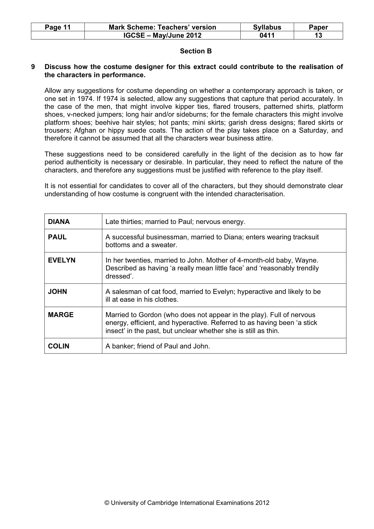 Mark scheme, page 11 of 22