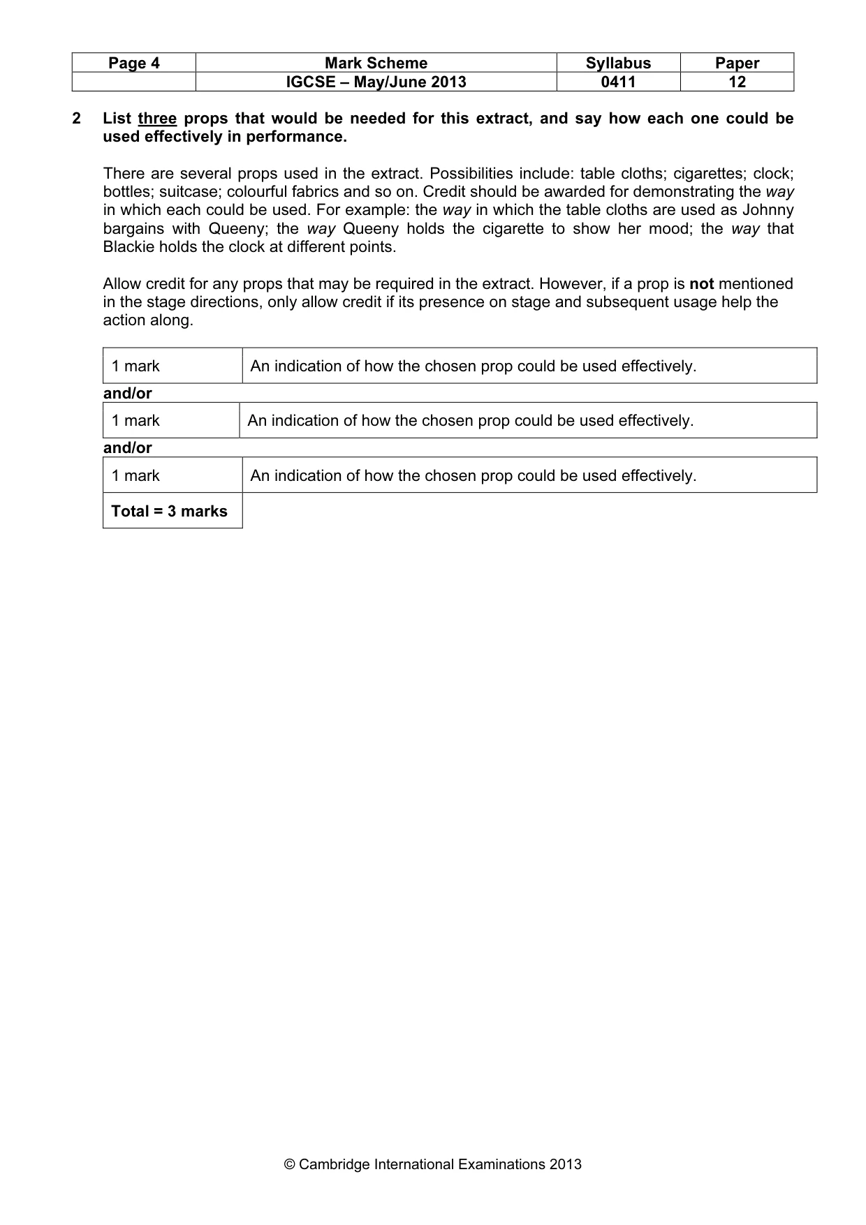 Mark scheme, page 4 of 35
