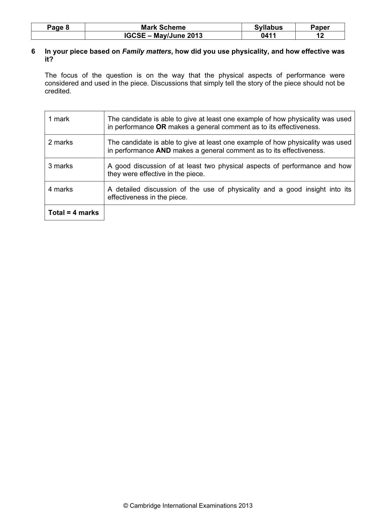Mark scheme, page 8 of 35