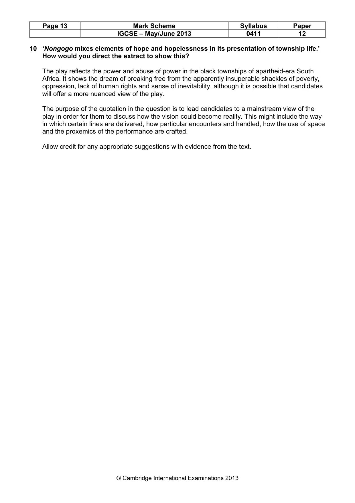 Mark scheme, page 13 of 35