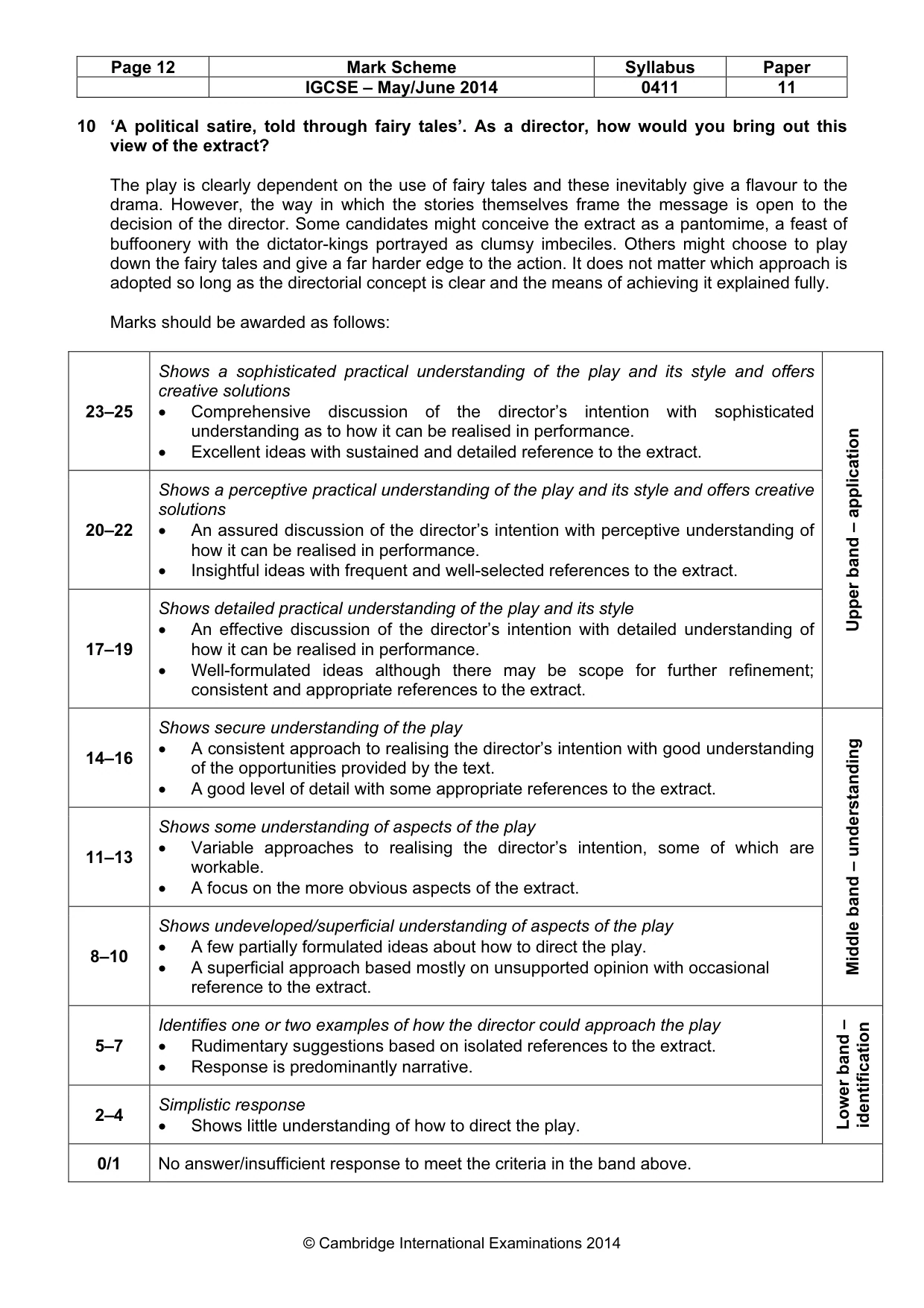 Mark scheme, page 12 of 17