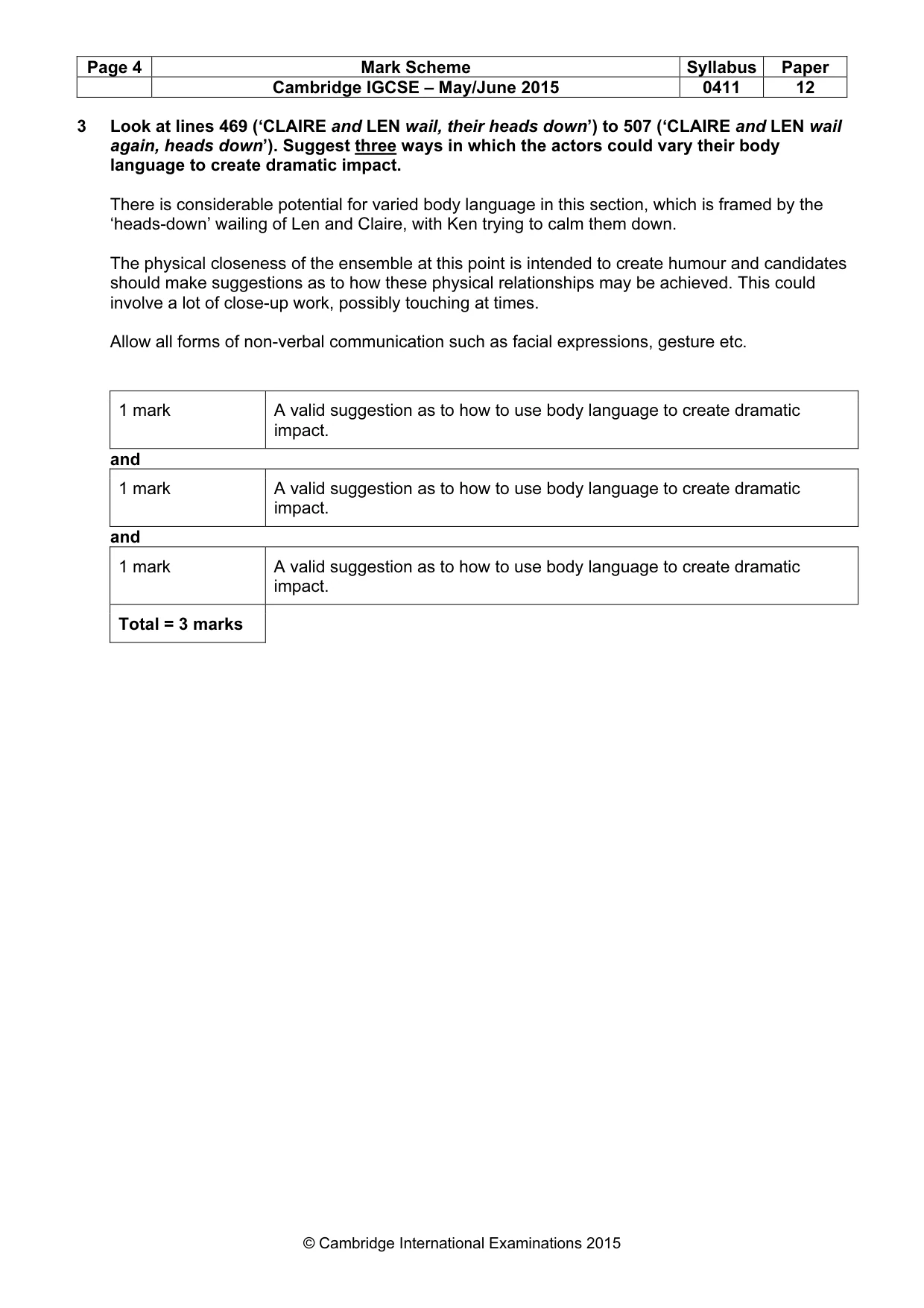 Mark scheme, page 4 of 19