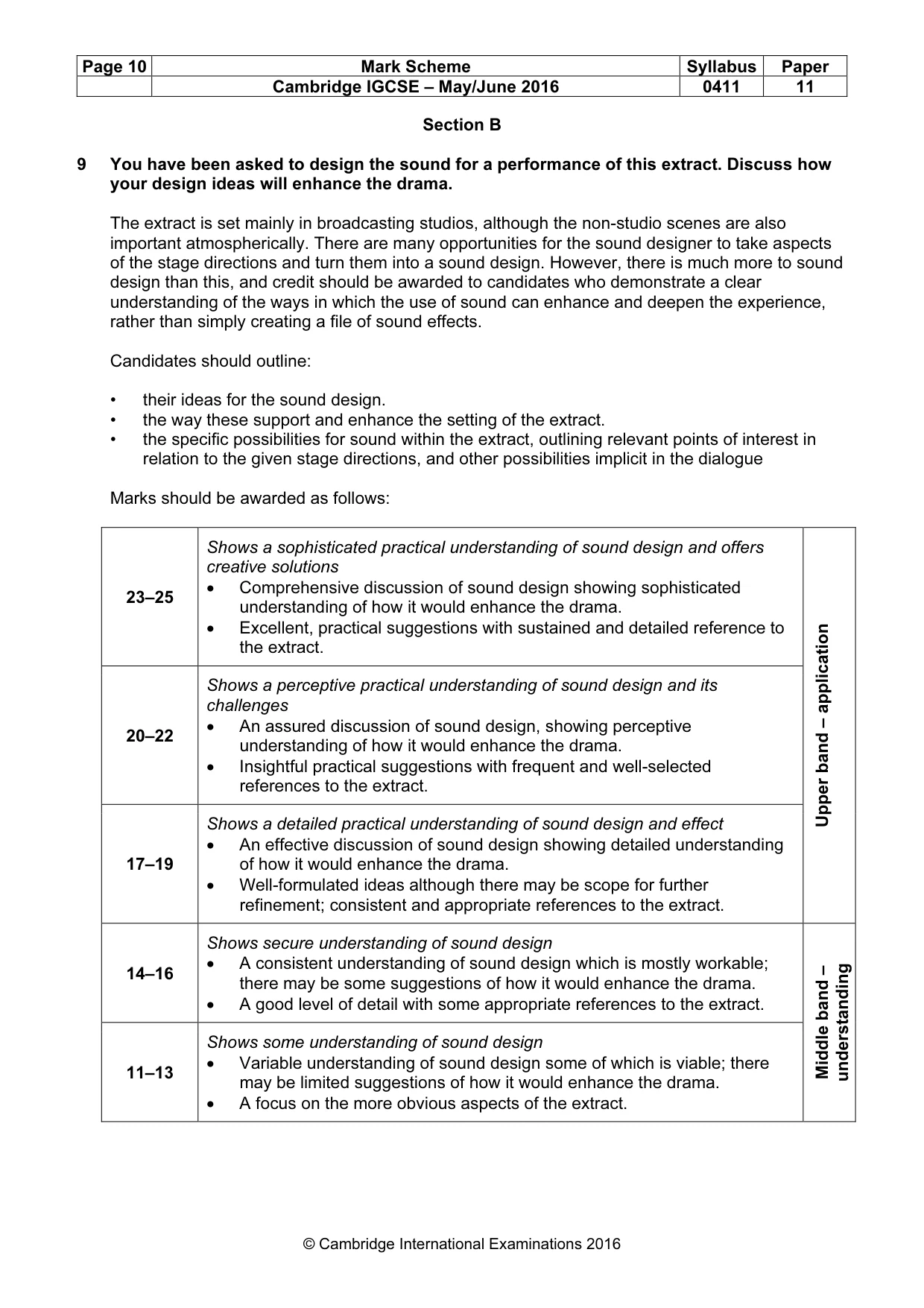 Mark scheme, page 10 of 19