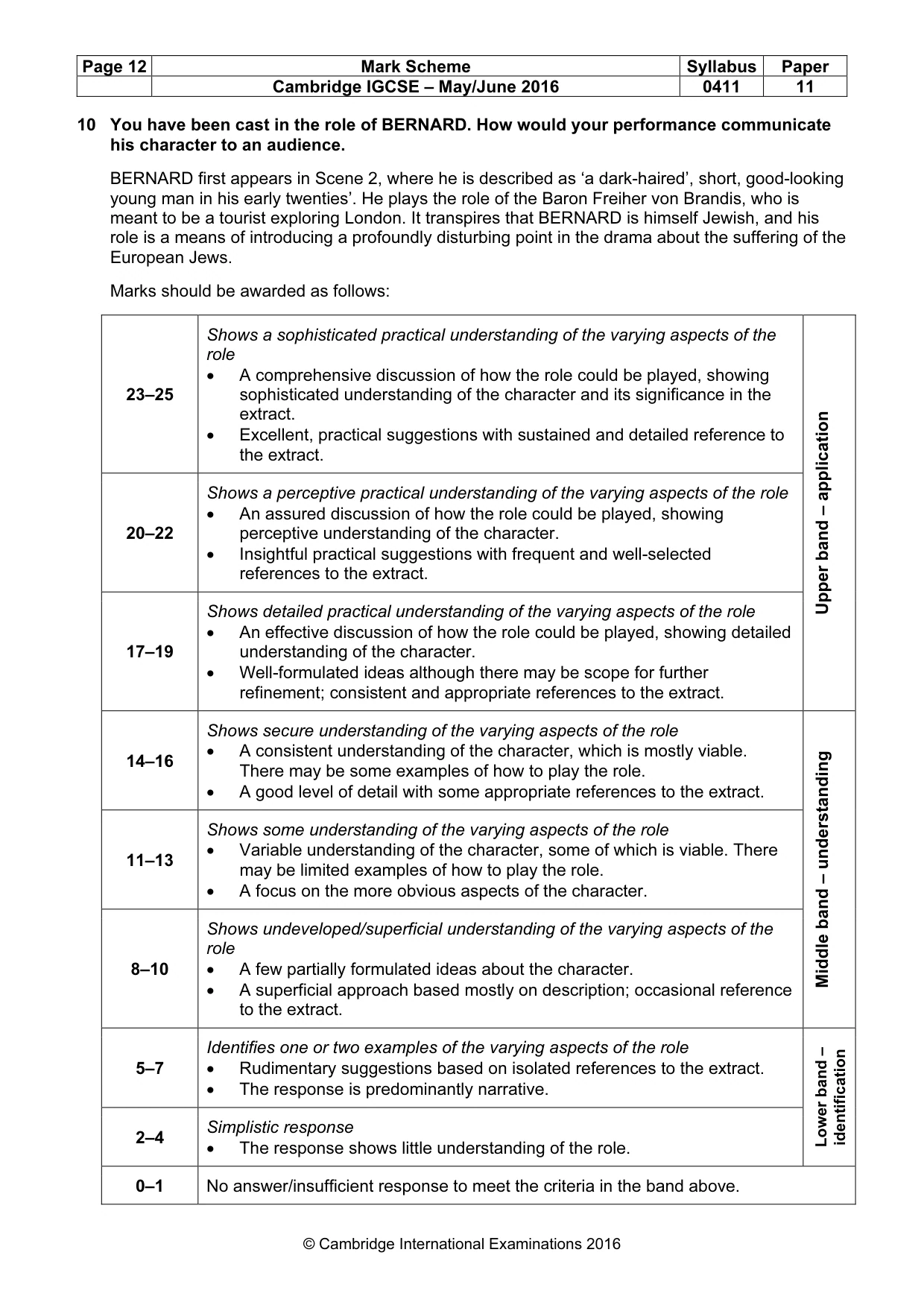 Mark scheme, page 12 of 19