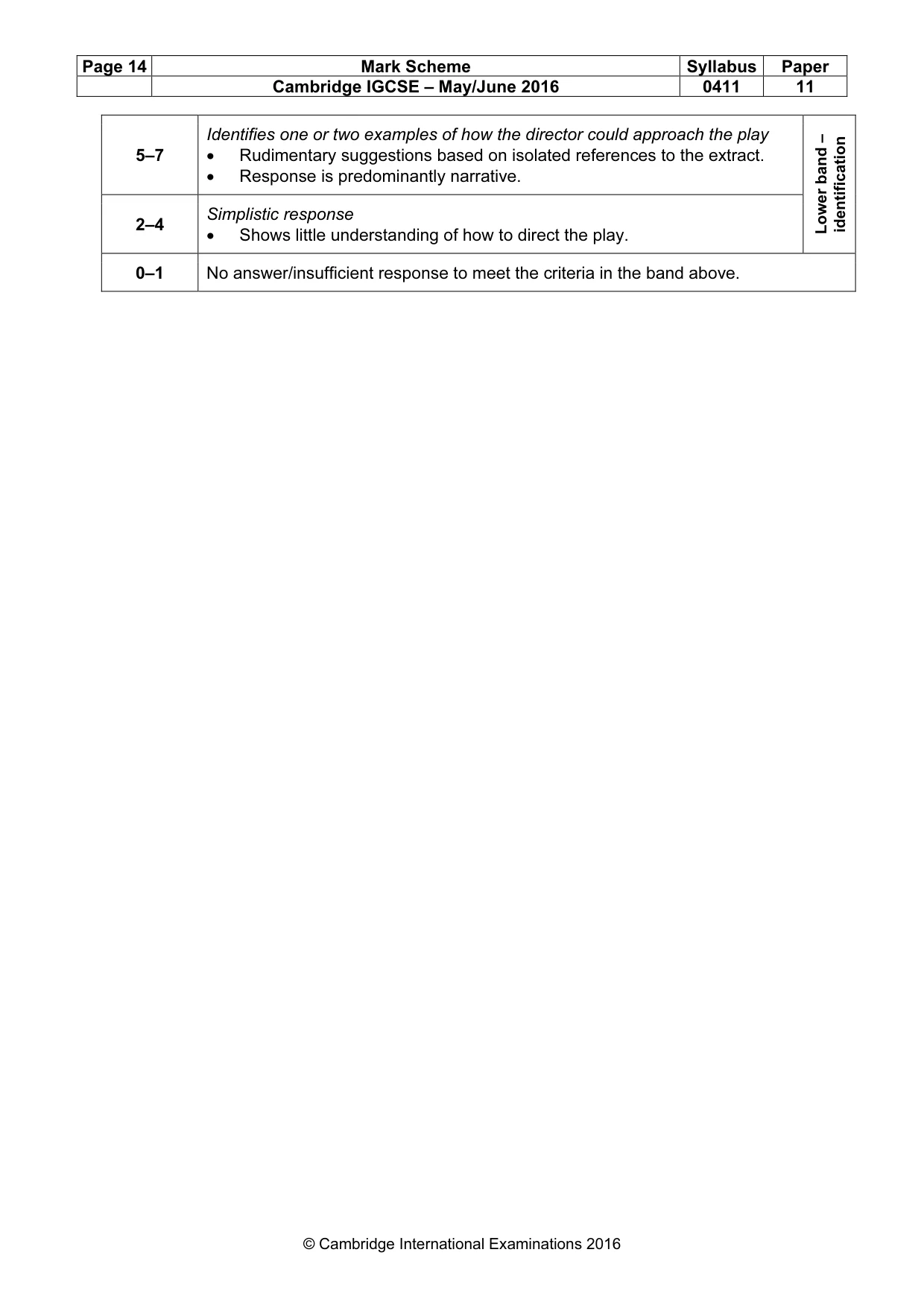 Mark scheme, page 14 of 19