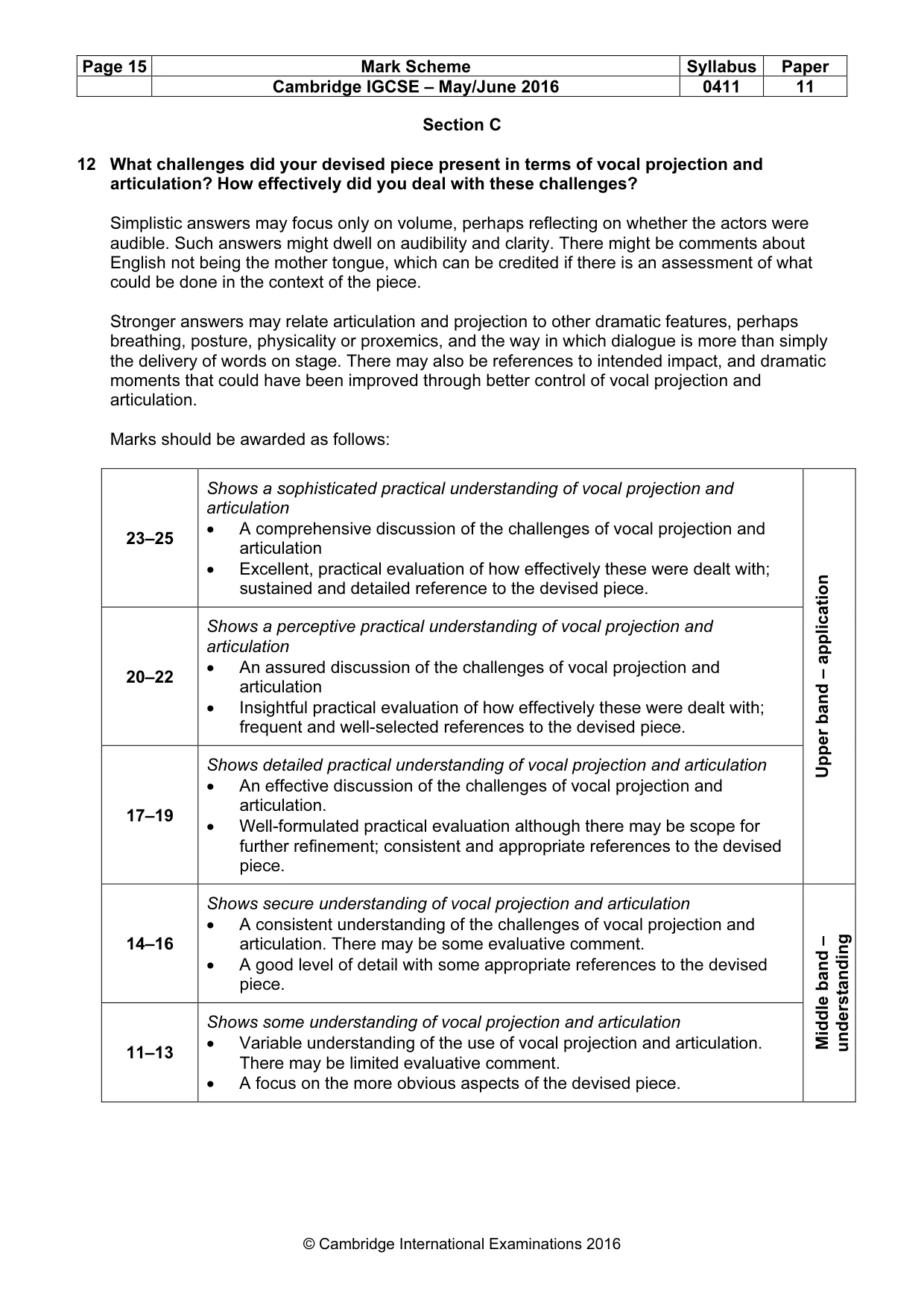 Mark scheme, page 15 of 19
