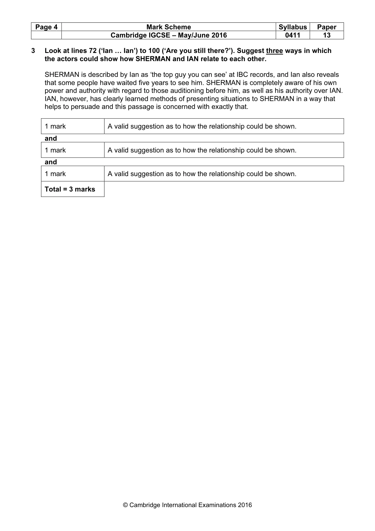 Mark scheme, page 4 of 18