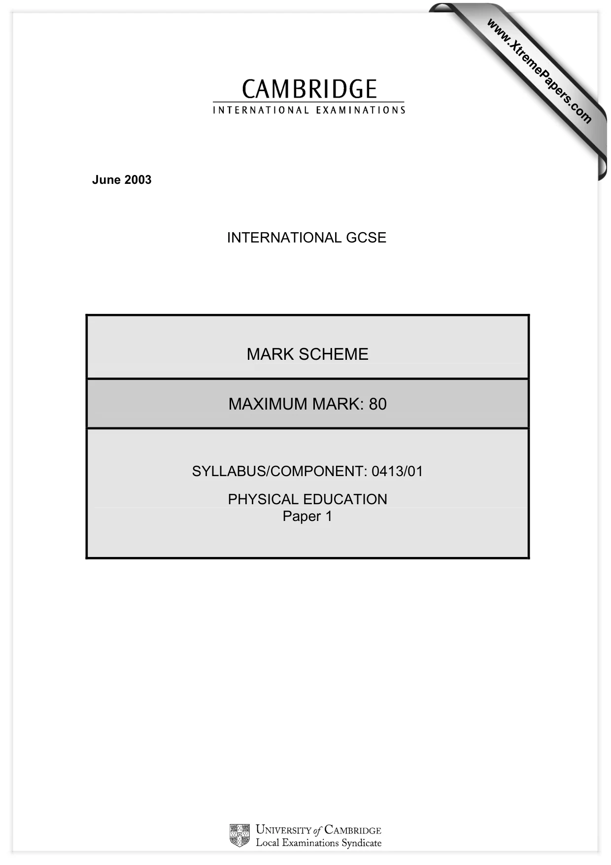 Mark scheme, page 1 of 9