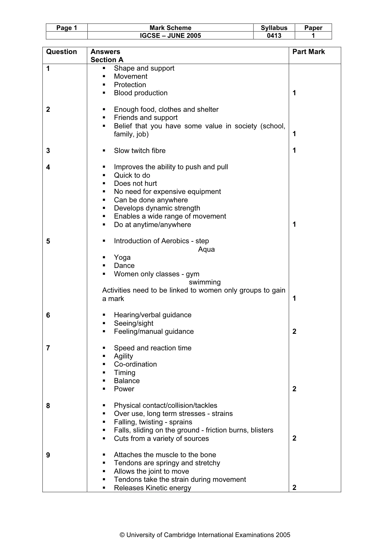 Mark scheme, page 4 of 14