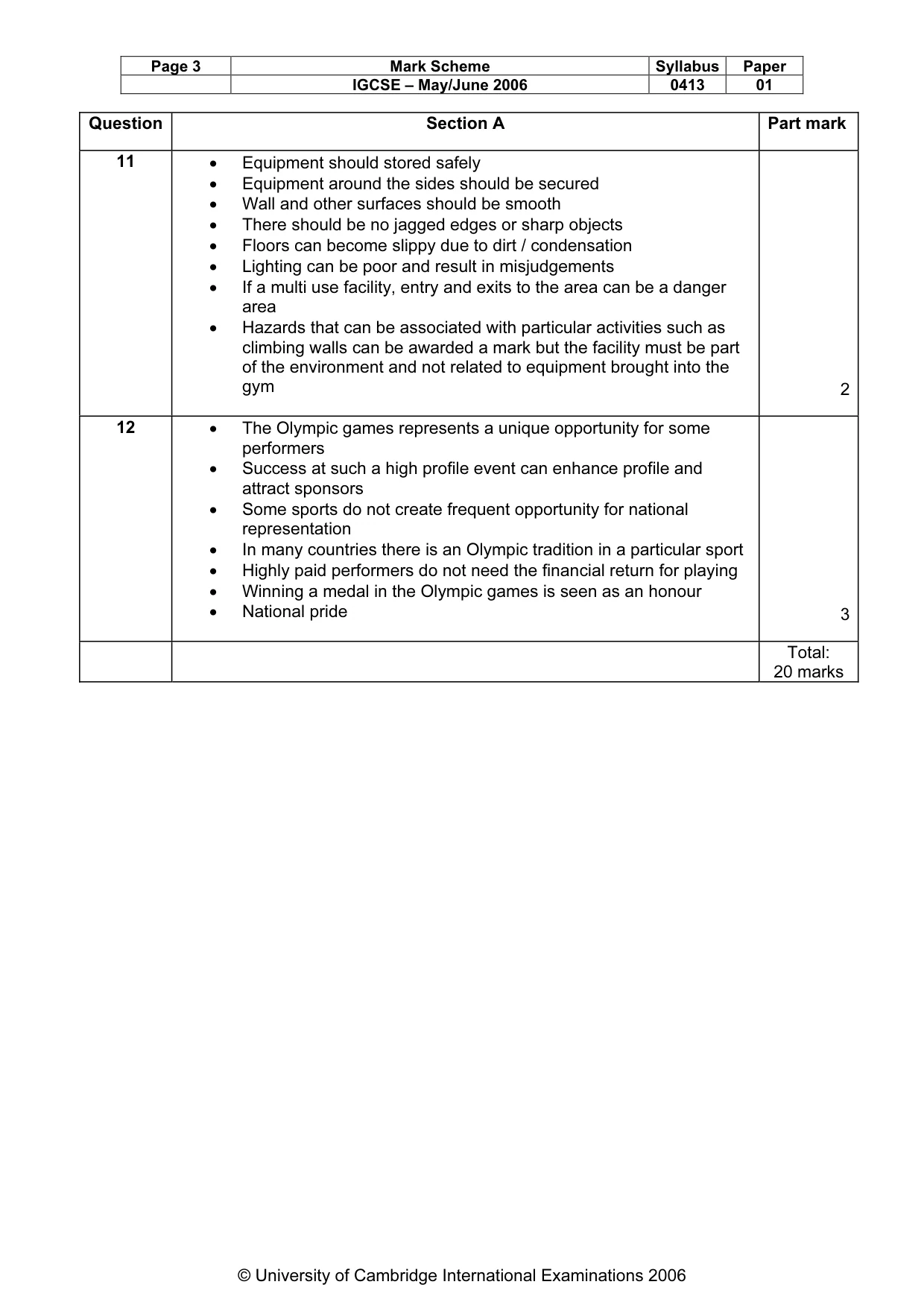 Mark scheme, page 4 of 12