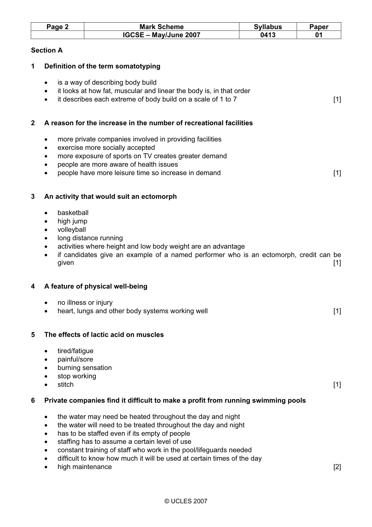 Mark scheme, page 2 of 12