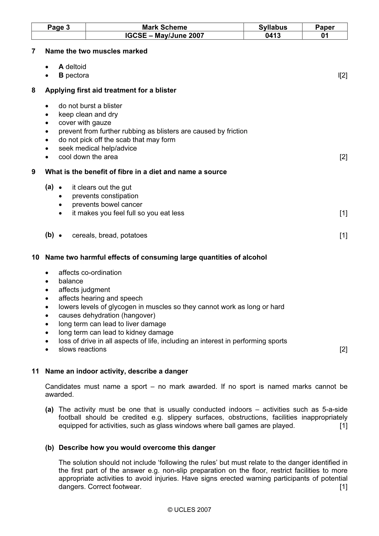 Mark scheme, page 3 of 12