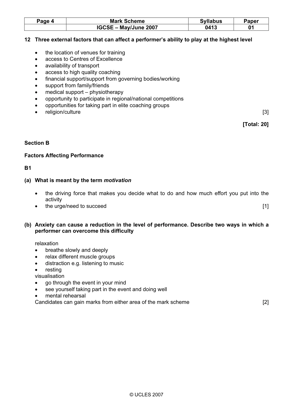 Mark scheme, page 4 of 12