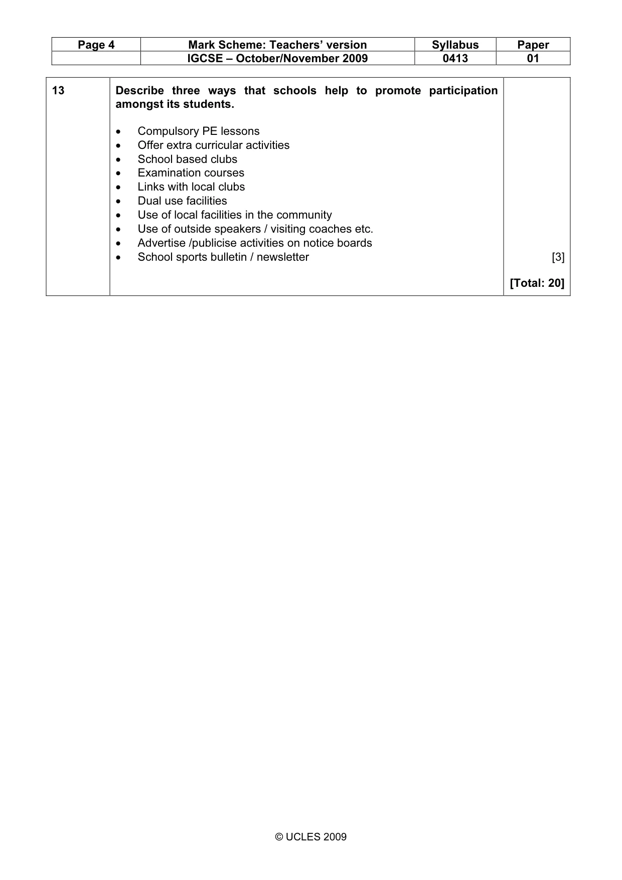 Mark scheme, page 4 of 12