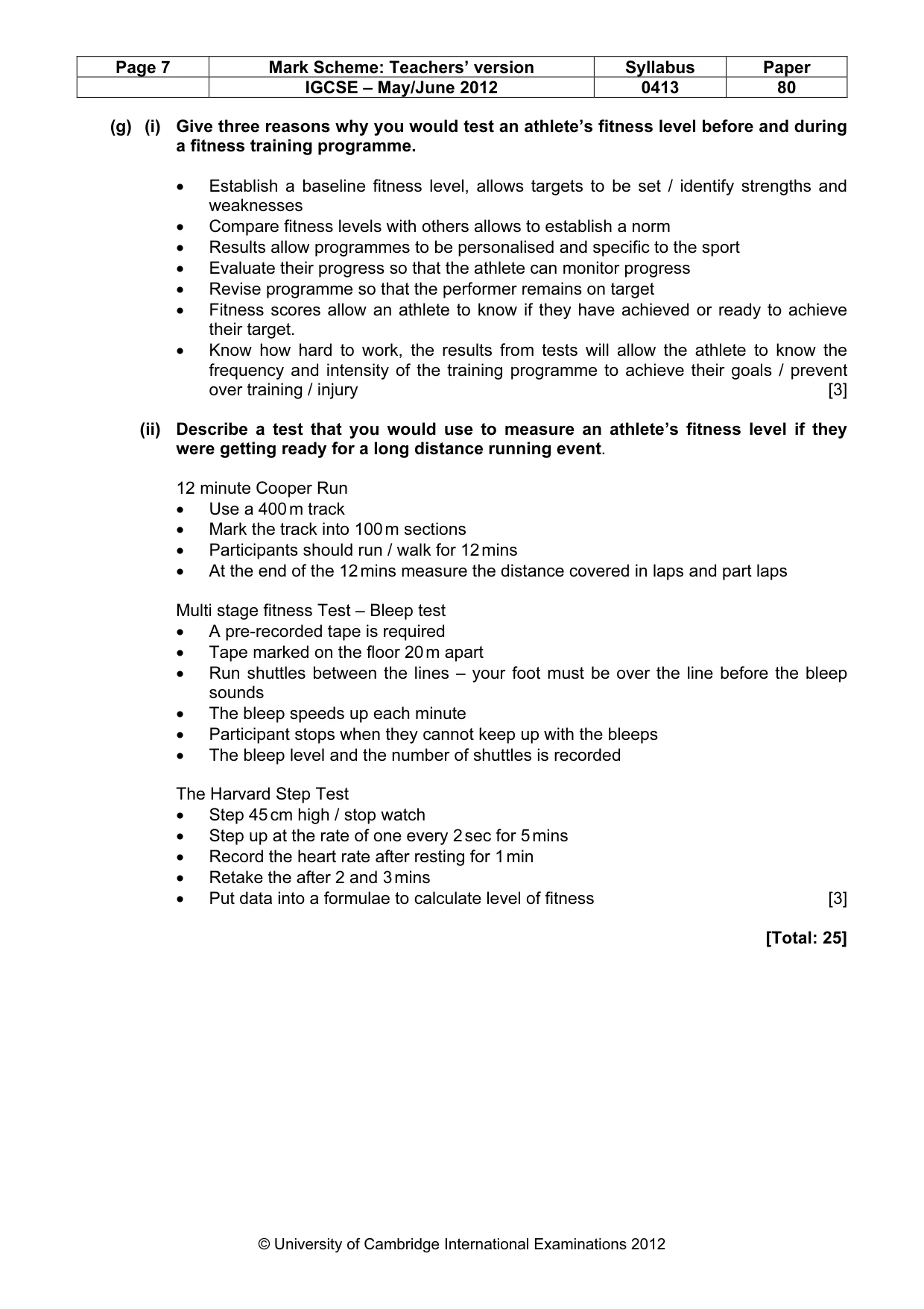 Mark scheme, page 7 of 12