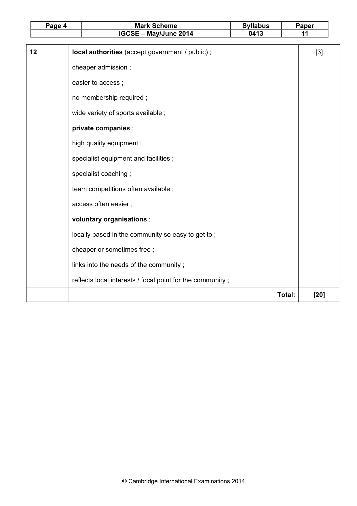 Mark scheme, page 4 of 12