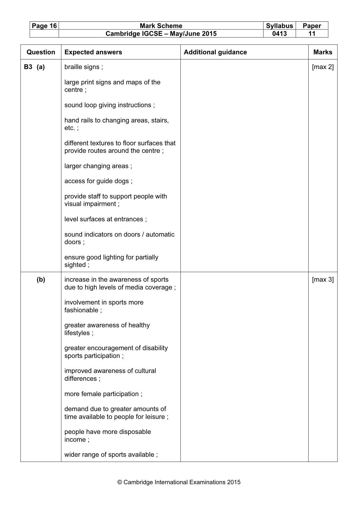 Mark scheme, page 16 of 18