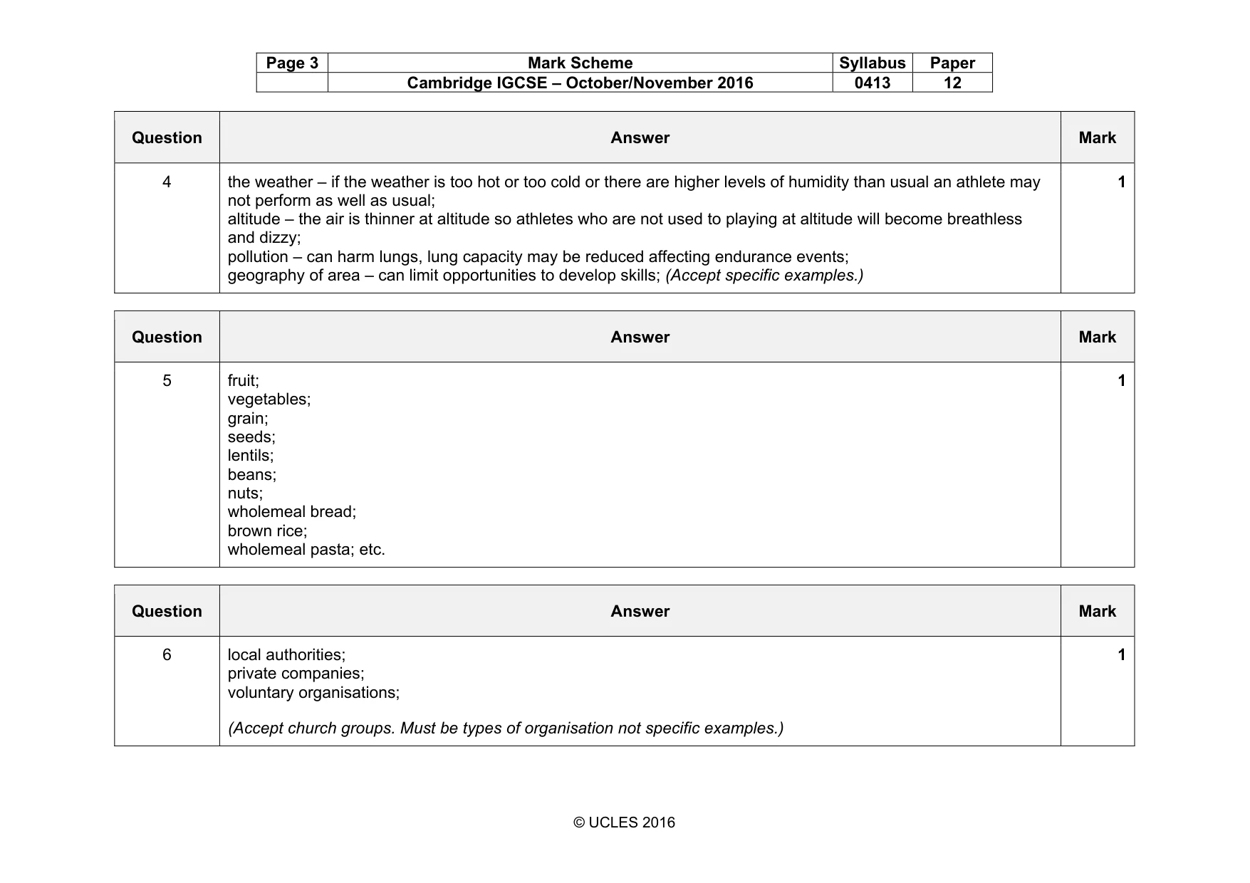 Mark scheme, page 3 of 13