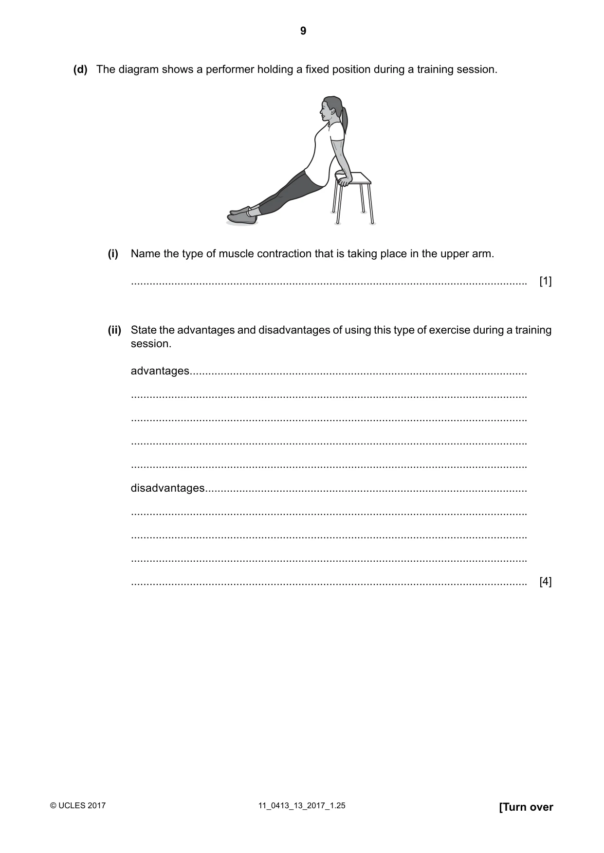 Cambridge IGCSE Physical Education 0413 2017 Oct/Nov Paper 1 · Variant 3 question paper, page 9 of 12