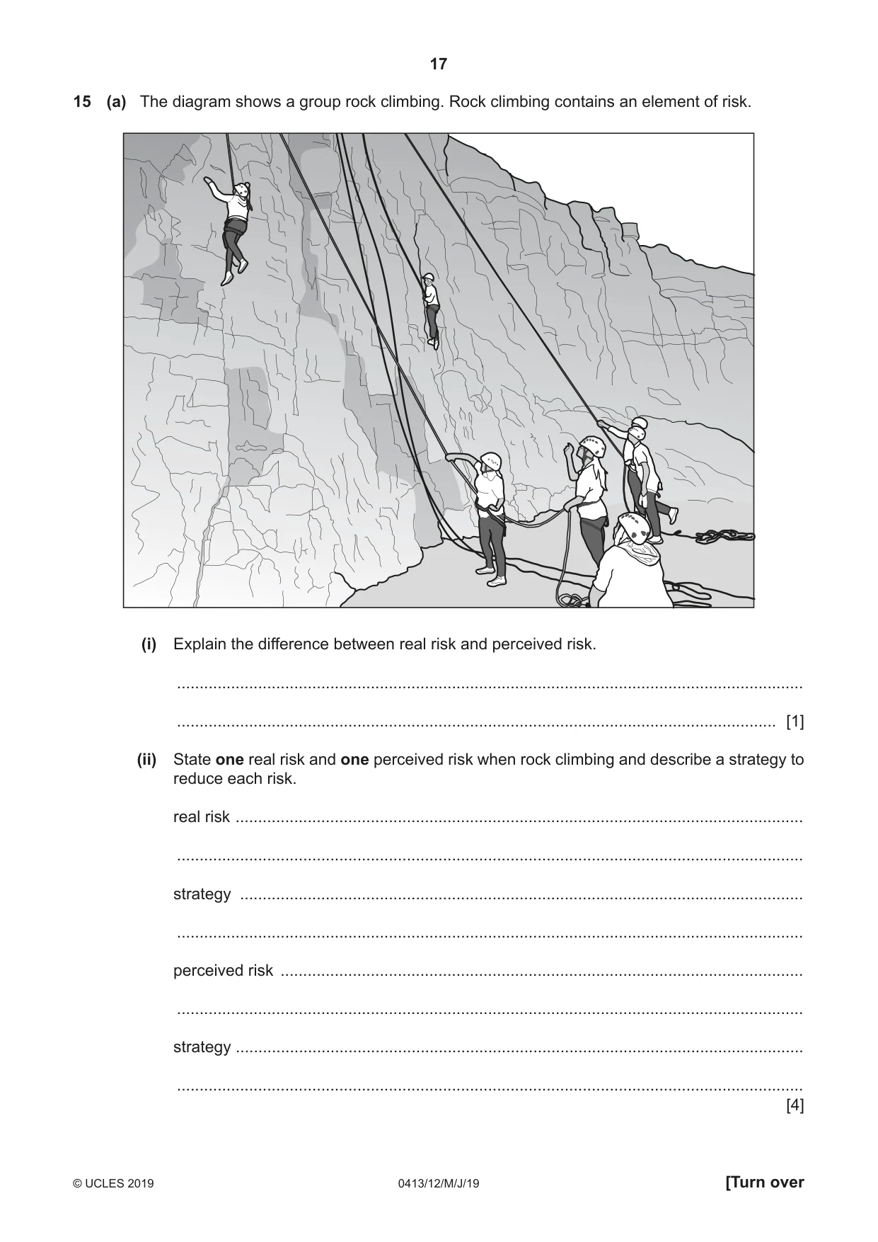 Cambridge IGCSE Physical Education 0413 2019 May/June Paper 1 · Variant 2 question paper, page 17 of 20