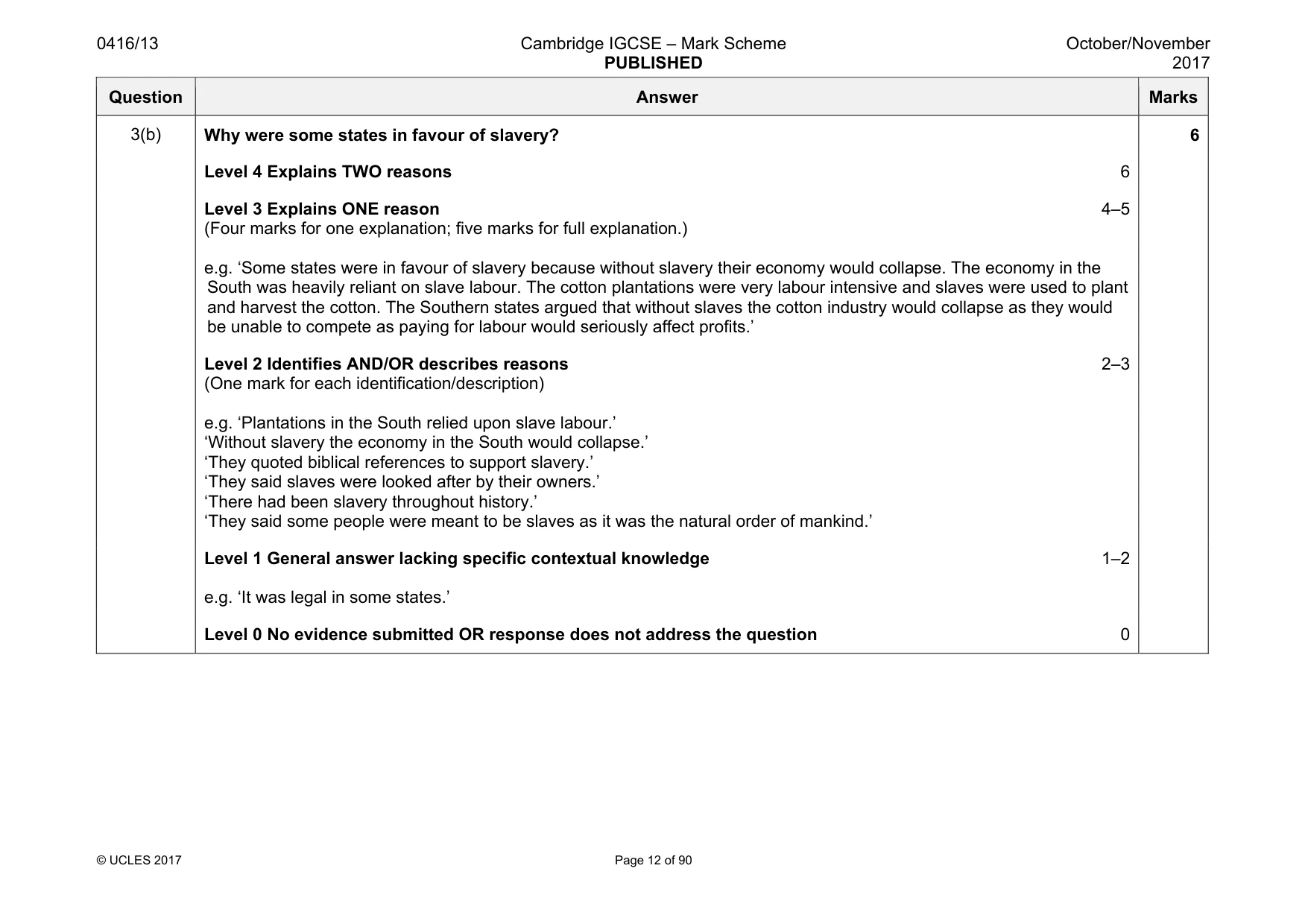 Mark scheme, page 12 of 90