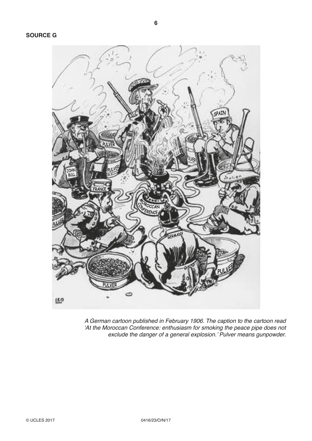 Cambridge IGCSE History BES 0416 2017 Oct/Nov Paper 2 · Variant 3 question paper, page 6 of 16