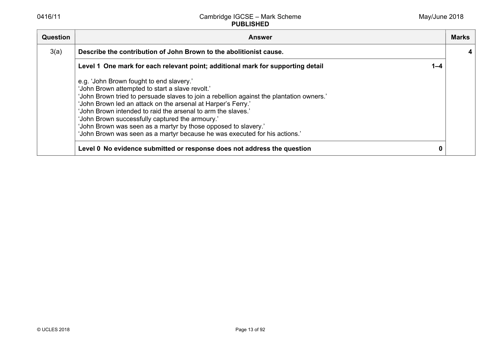 Mark scheme, page 13 of 92