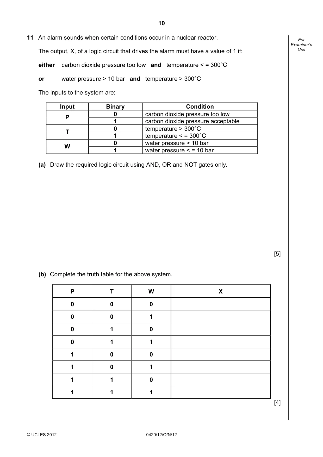 Cambridge IGCSE Computer Studies 0420 2012 Oct/Nov Paper 1 · Variant 2 question paper, page 10 of 20