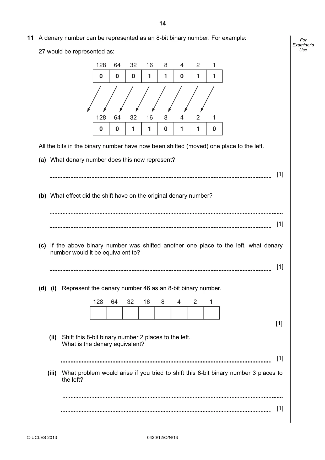 Cambridge IGCSE Computer Studies 0420 2013 Oct/Nov Paper 1 · Variant 2 question paper, page 14 of 20