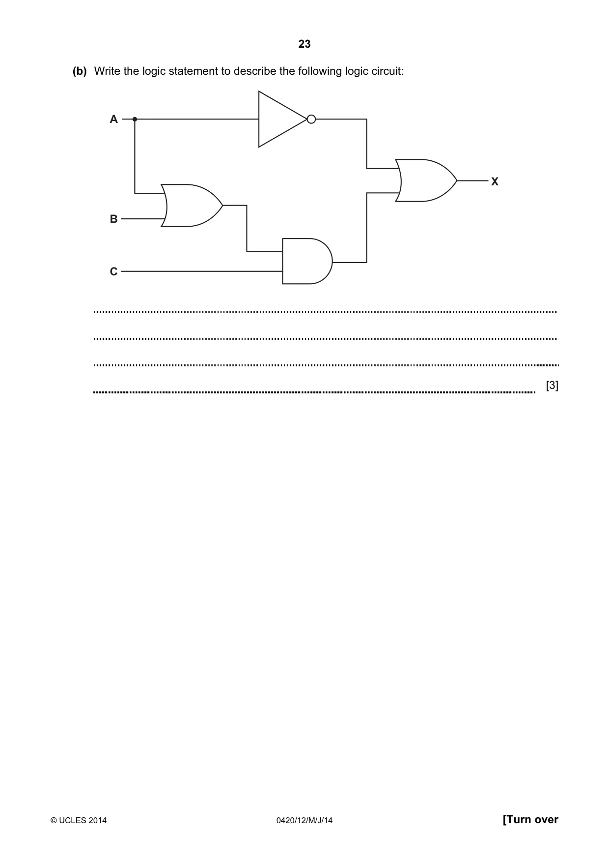 Cambridge IGCSE Computer Studies 0420 2014 May/June Paper 1 · Variant 2 question paper, page 23 of 24