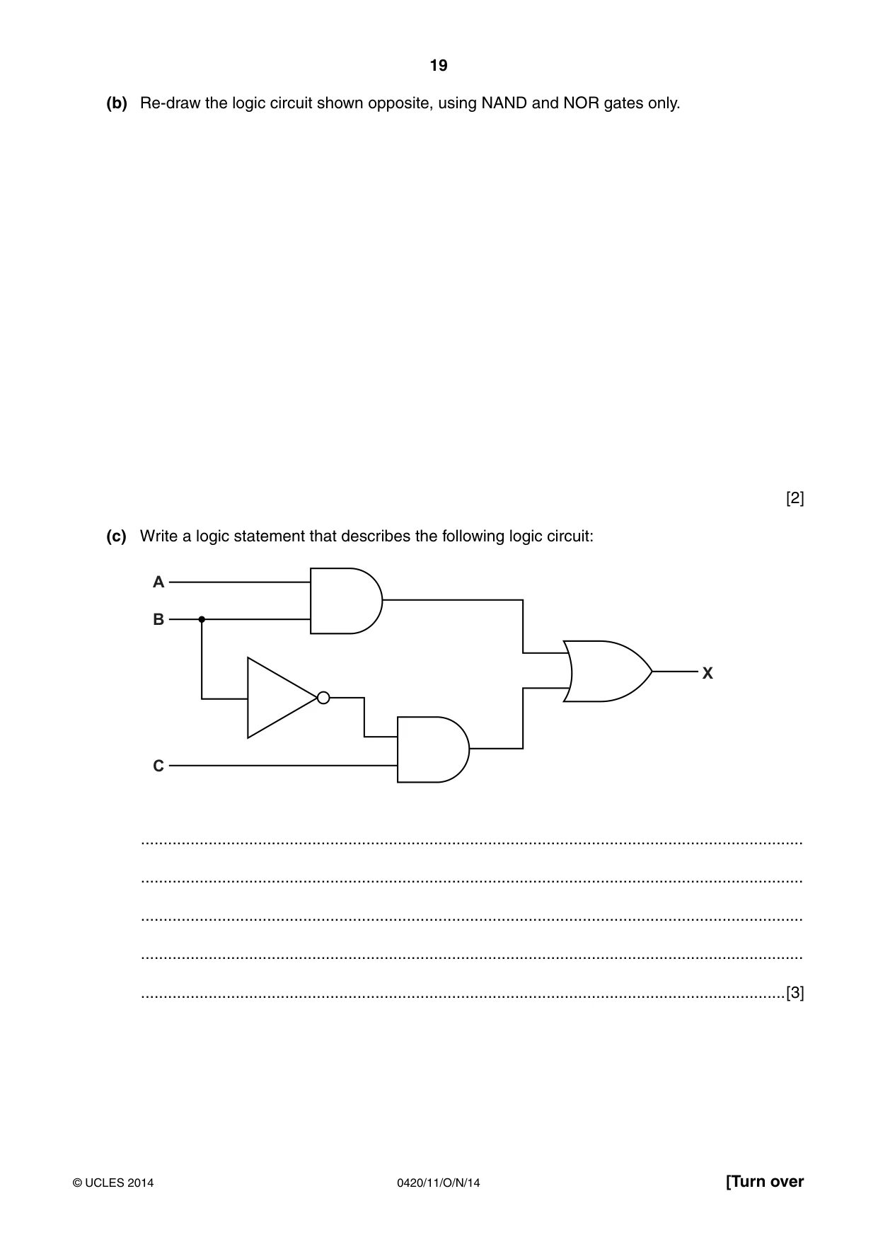 Cambridge IGCSE Computer Studies 0420 2014 Oct/Nov Paper 1 · Variant 1 question paper, page 19 of 24