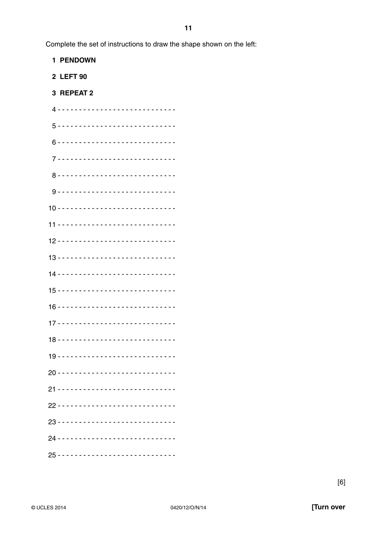 Cambridge IGCSE Computer Studies 0420 2014 Oct/Nov Paper 1 · Variant 2 question paper, page 11 of 24