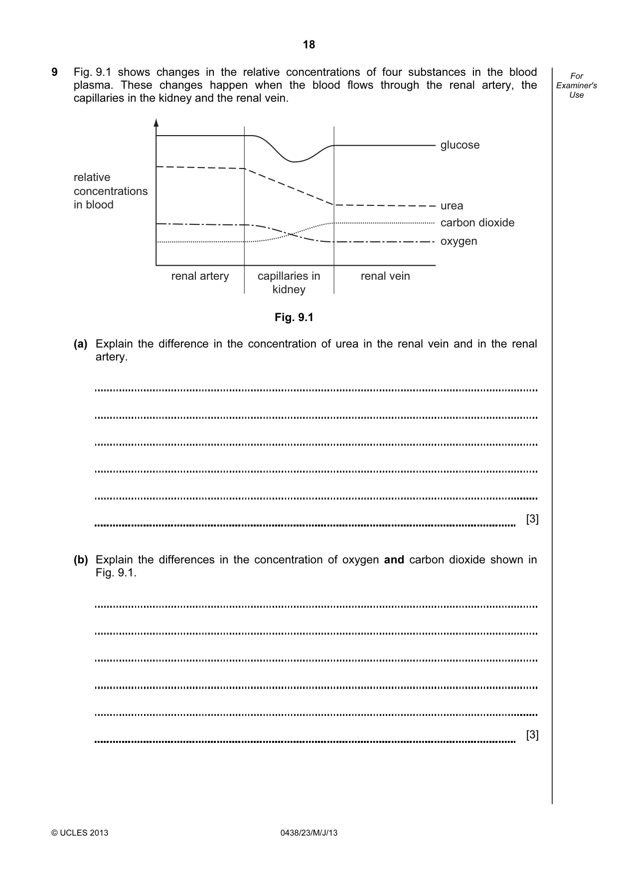 Cambridge IGCSE Biology (BES) 0438 2013 May/June Paper 2 · Variant 3 question paper, page 18 of 20