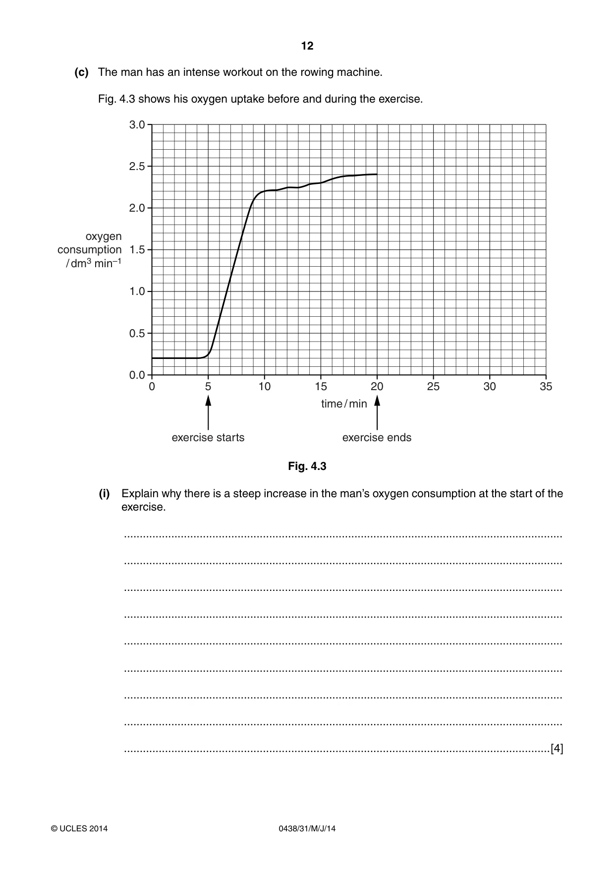 Cambridge IGCSE Biology (BES) 0438 2014 May/June Paper 3 · Variant 1 question paper, page 12 of 20
