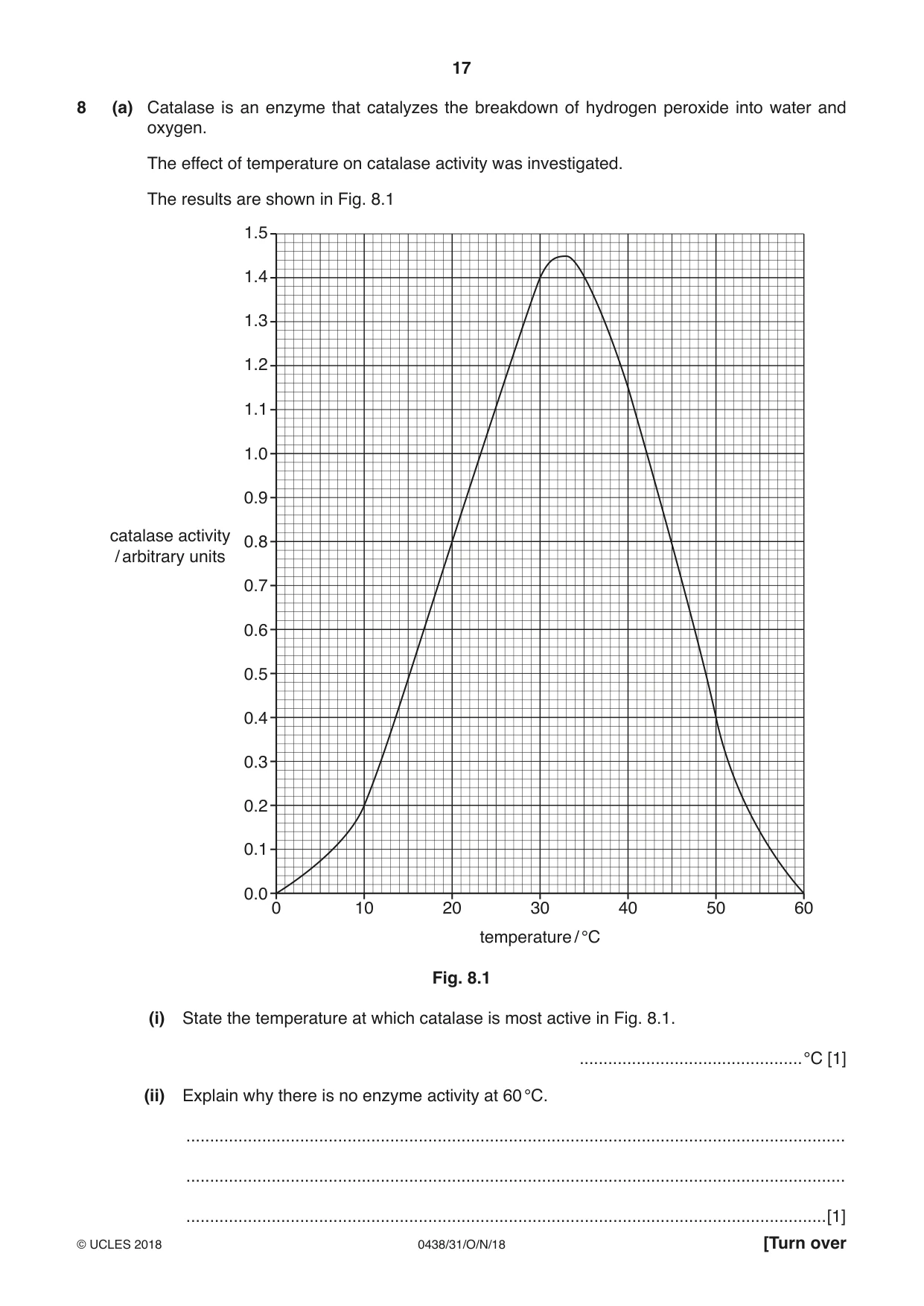Cambridge IGCSE Biology (BES) 0438 2018 Oct/Nov Paper 3 · Variant 1 question paper, page 17 of 20