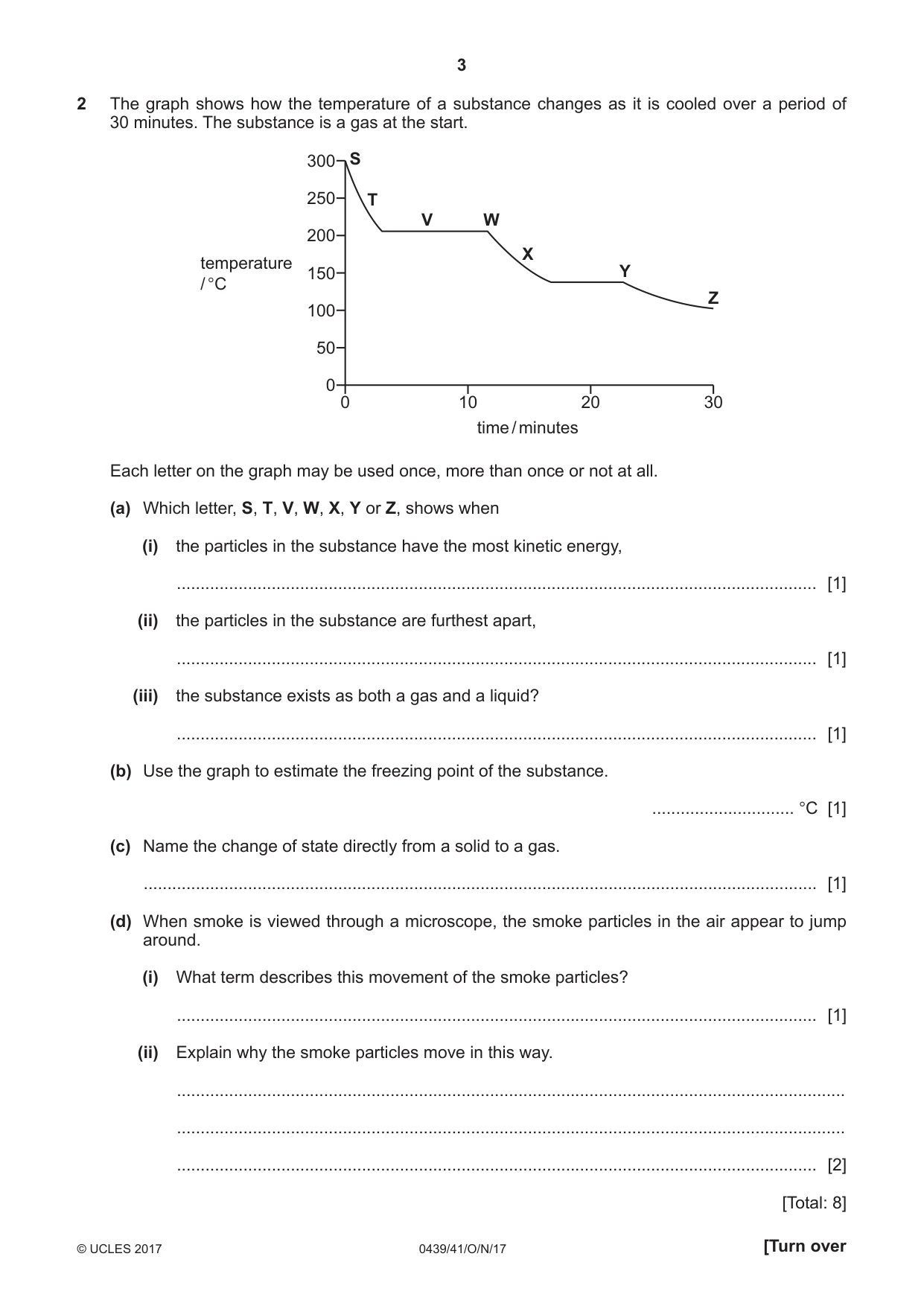 Cambridge IGCSE Chemistry (BES) 0439 2017 Oct/Nov Paper 4 · Variant 1 question paper, page 3 of 16
