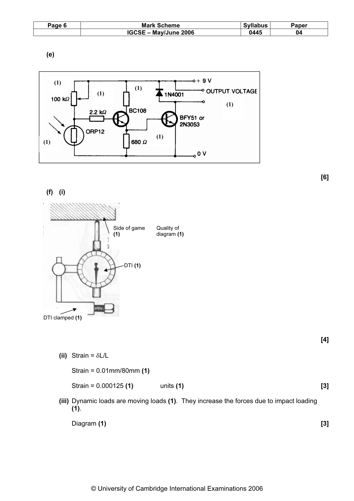Mark scheme, page 7 of 7