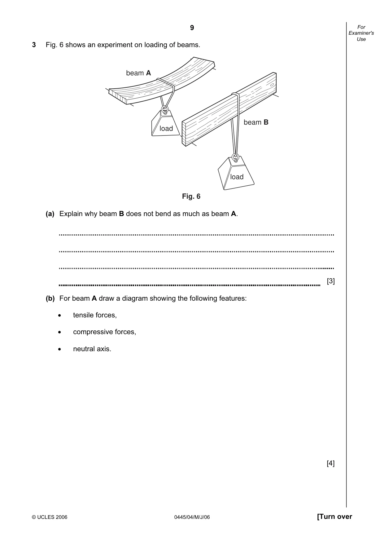 Cambridge IGCSE Design and Technology 0445 2006 May/June Paper 4 · Variant 1 question paper, page 9 of 16