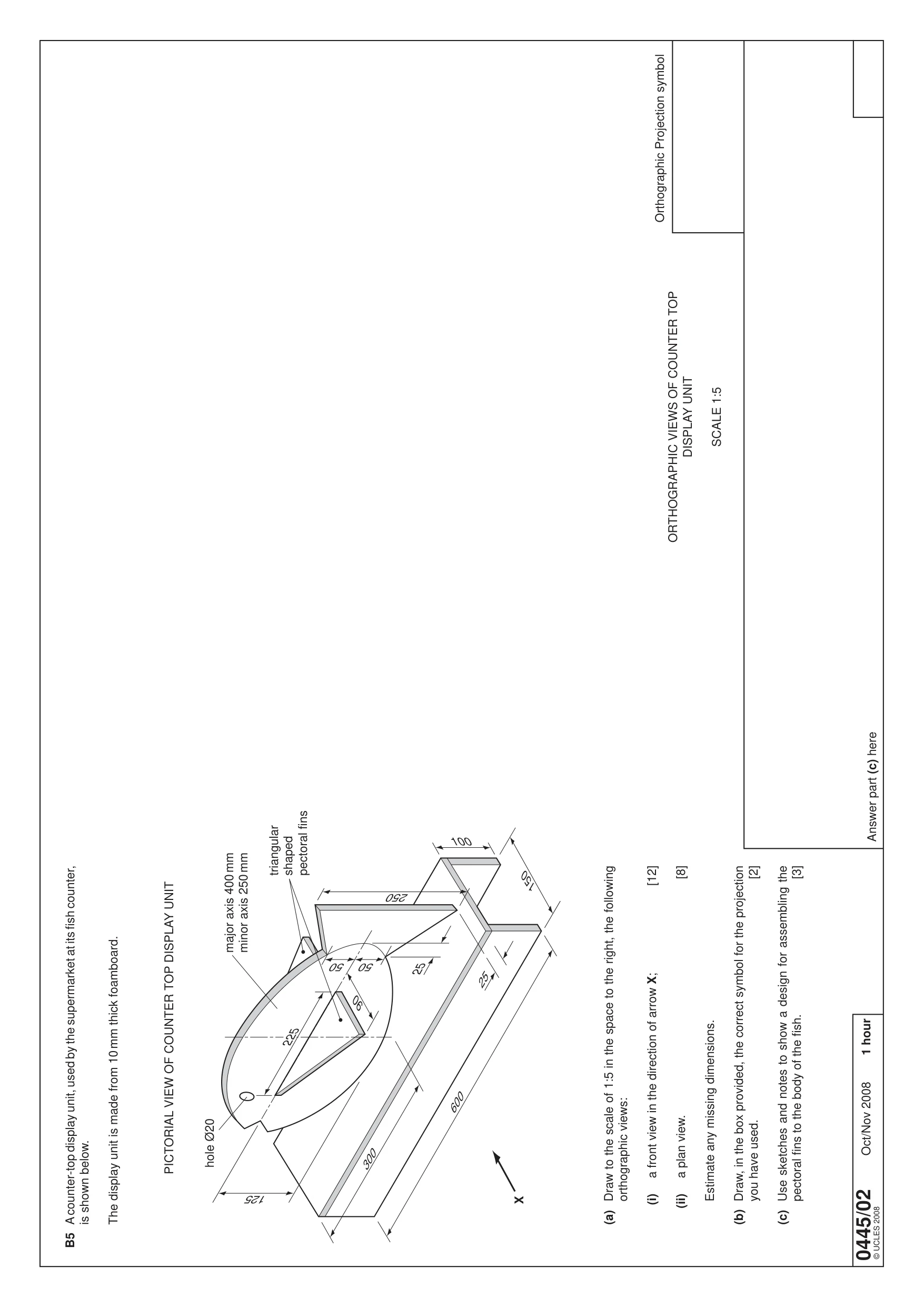Cambridge IGCSE Design and Technology 0445 2008 Oct/Nov Paper 2 · Variant 1 question paper, page 4 of 4