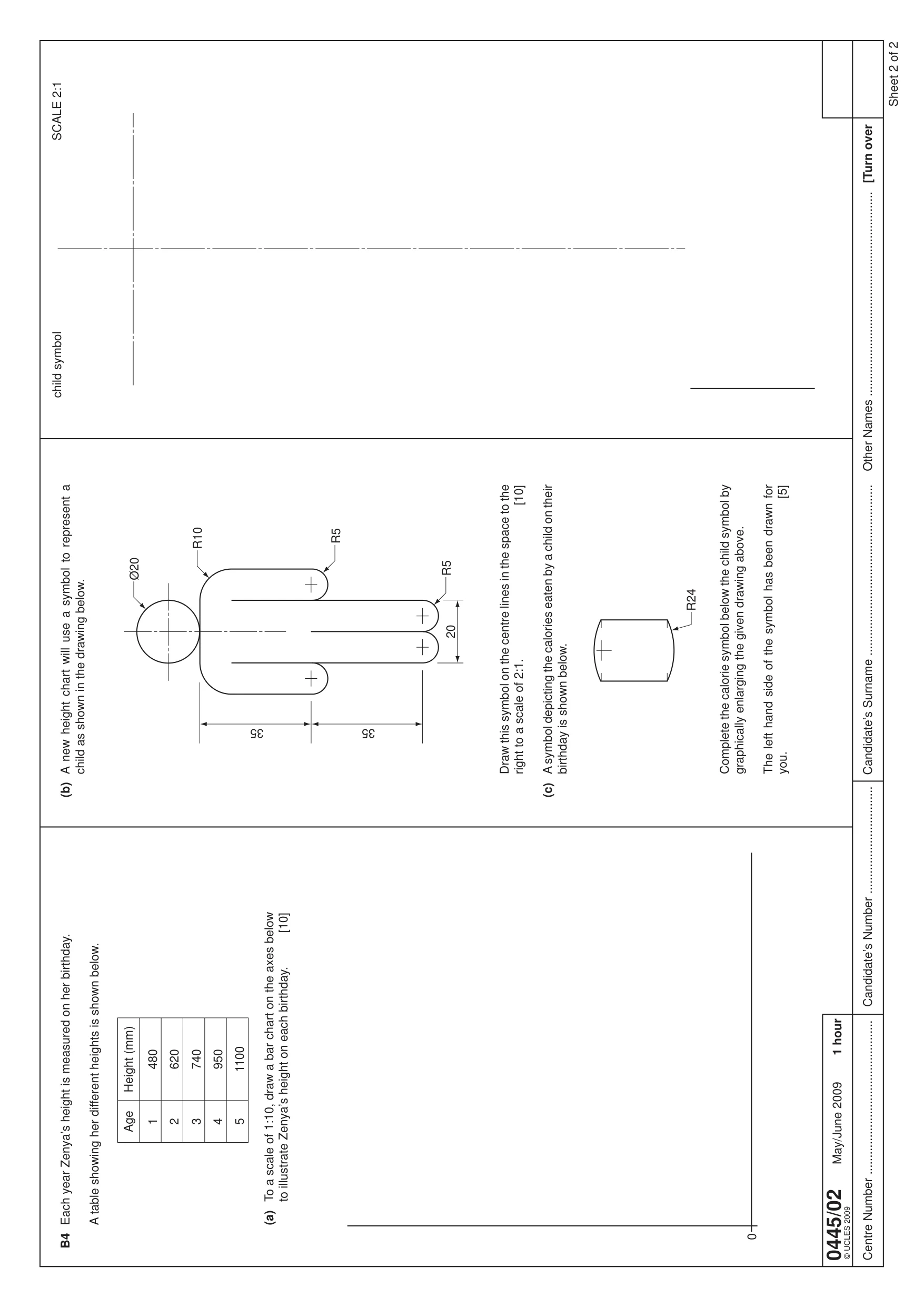 Cambridge IGCSE Design and Technology 0445 2009 May/June Paper 2 · Variant 1 question paper, page 3 of 4