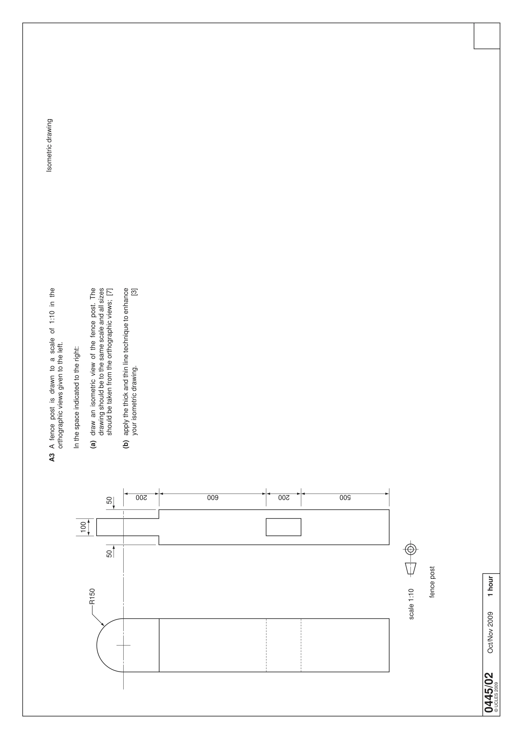 Cambridge IGCSE Design and Technology 0445 2009 Oct/Nov Paper 2 · Variant 1 question paper, page 2 of 4