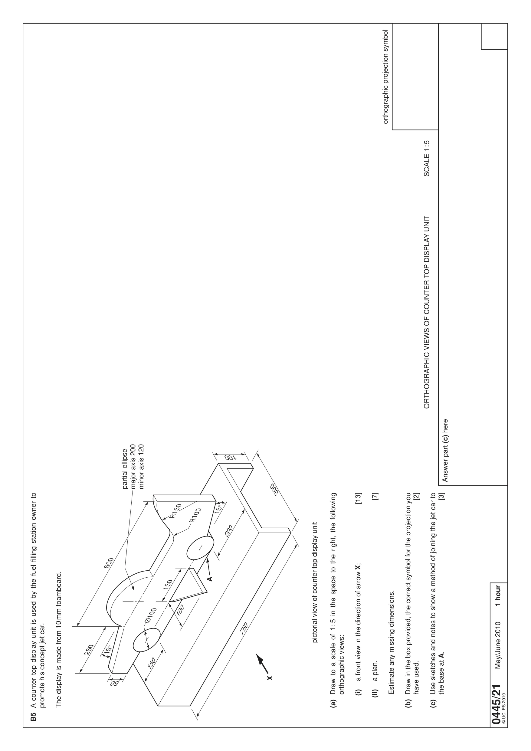 Cambridge IGCSE Design and Technology 0445 2010 May/June Paper 2 · Variant 1 question paper, page 4 of 4