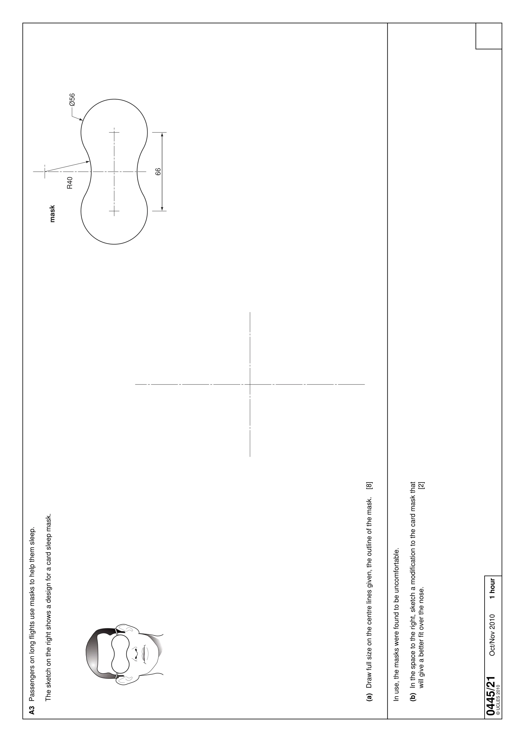 Cambridge IGCSE Design and Technology 0445 2010 Oct/Nov Paper 2 · Variant 1 question paper, page 2 of 4