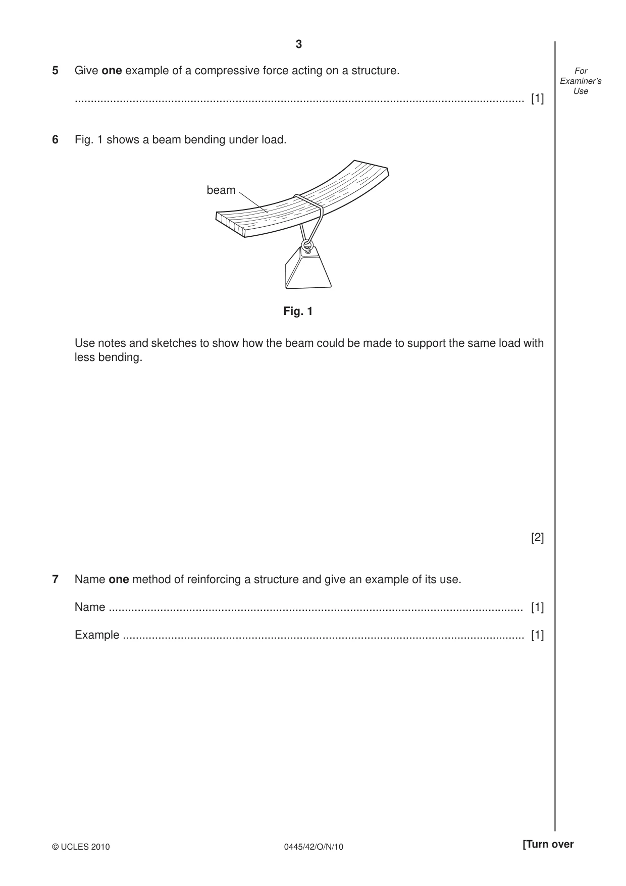 Cambridge IGCSE Design and Technology 0445 2010 Oct/Nov Paper 4 · Variant 2 question paper, page 3 of 16