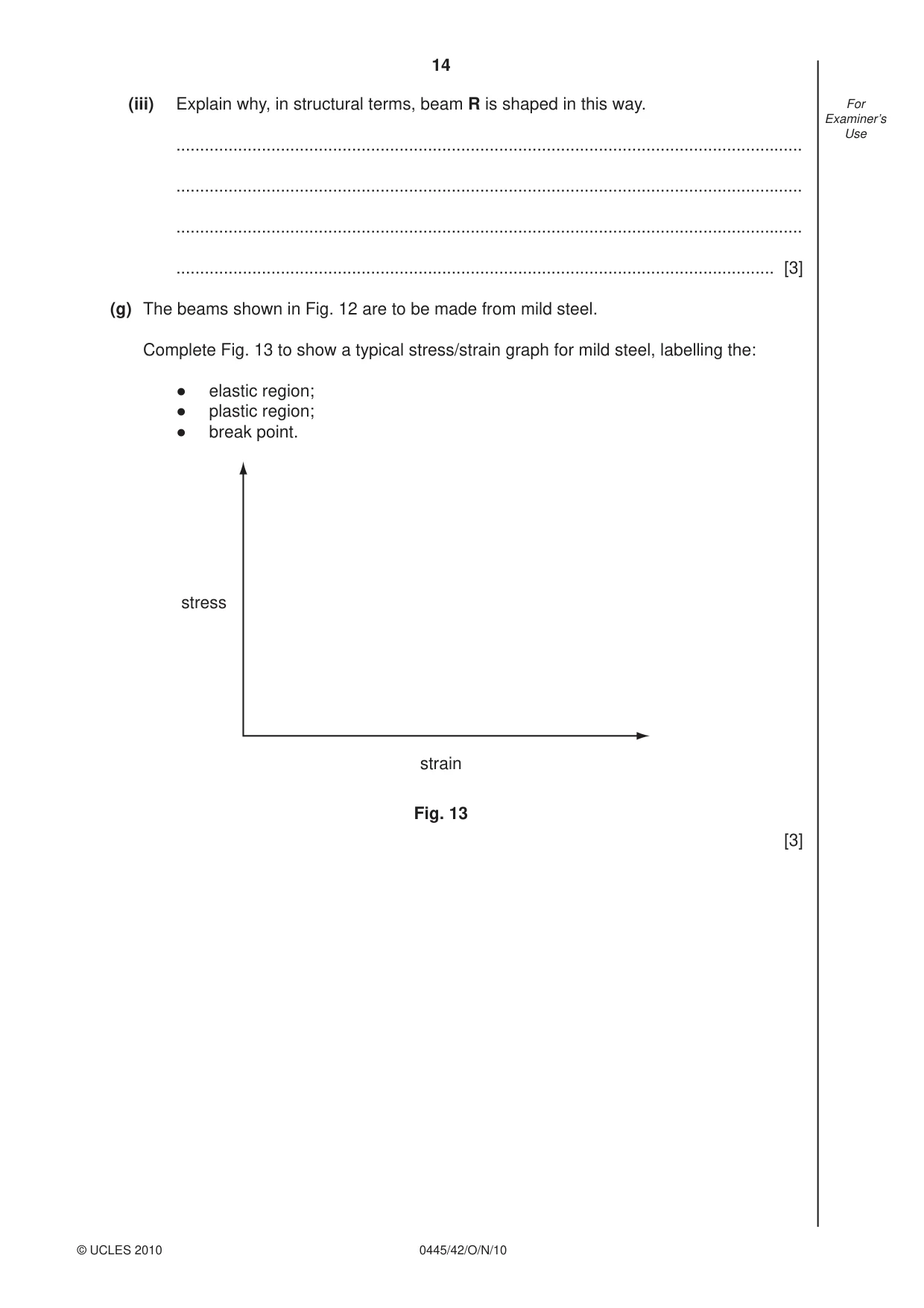 Cambridge IGCSE Design and Technology 0445 2010 Oct/Nov Paper 4 · Variant 2 question paper, page 14 of 16