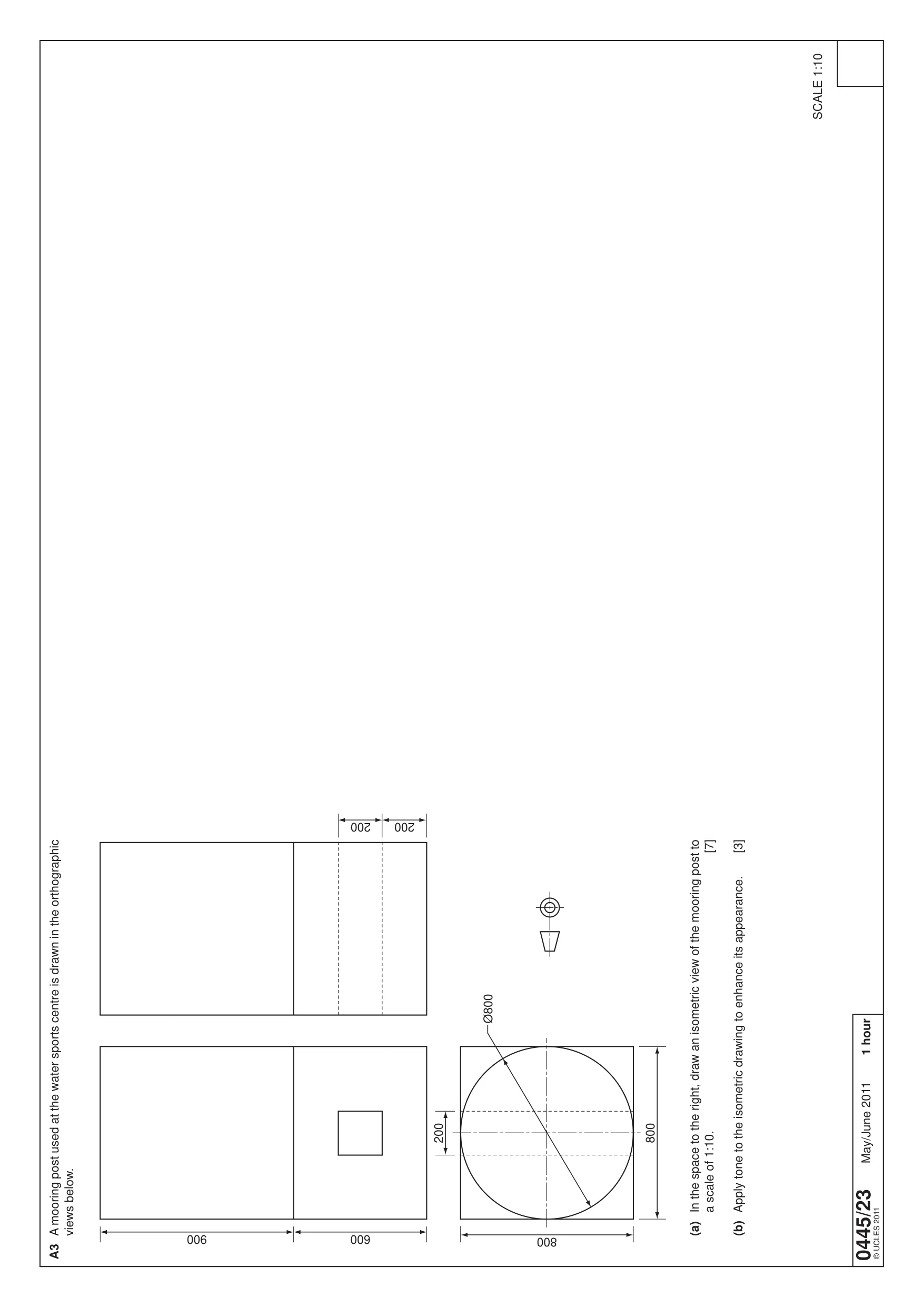 Cambridge IGCSE Design and Technology 0445 2011 May/June Paper 2 · Variant 3 question paper, page 2 of 4