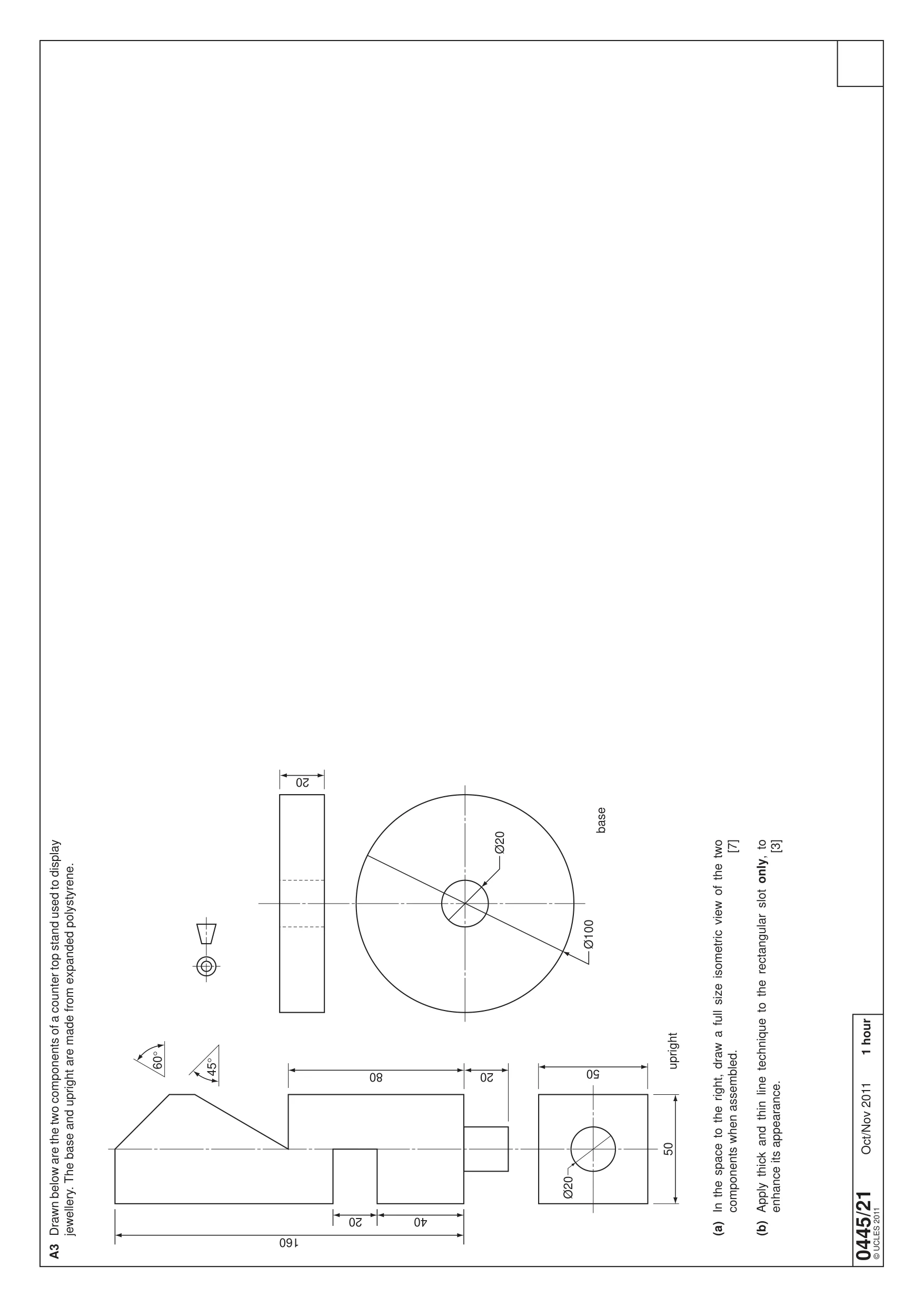 Cambridge IGCSE Design and Technology 0445 2011 Oct/Nov Paper 2 · Variant 1 question paper, page 2 of 4